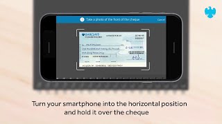 The Barclays app  How to pay in a cheque [upl. by Rains]