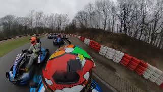 Kartbaan Oldenzaal  KBO test race 1  QP8 RP4  Wet track karting [upl. by Meggy]