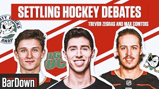 SETTLING HOCKEY DEBATES WITH TREVOR ZEGRAS AND MAX COMTOIS [upl. by Leba]