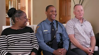 NJ state trooper stops retired cop who delivered him as a baby [upl. by Resarf]