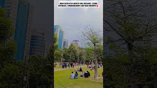 INILAH HUTAN KOTA JAKARTA DI KELILINGI GEDUNG BERTINGKAT PEMANDANGANNYA LUAR BIASA INDAH ❤️ hutan [upl. by Marylynne]