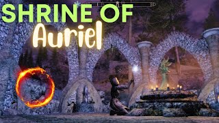 Skyrim Walks Pilgrimage to Shrine of Auriel  Wintersun [upl. by Leupold]