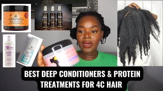 Best Deep Conditioners amp Protein Treatments for 4C Hair  What to Look out for LimitlessBloom [upl. by Nabila]