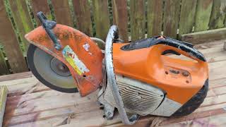 Stihl ts410 [upl. by Enicar]