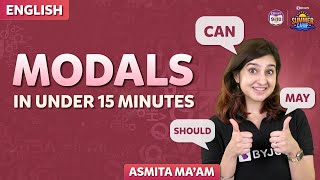 Modals In Under 15 Minutes  BYJUS [upl. by Krista]