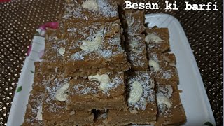 besan ki barfibesan ka barfi Recipe [upl. by Kina]