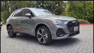 Audi Q3 S Line 45 TFSI quattro 2023 Chronos Gray Metallic with Rotor Gray with Anthracite Stitching [upl. by Semaj930]