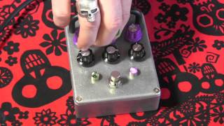 Mantic Effects FLEX sub octave fuzz machine synthesizer guitar effects pedal demo [upl. by Aenad]