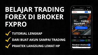 Cara Trading Forex Di Broker FxPro Untuk Pemula [upl. by Arytahs702]