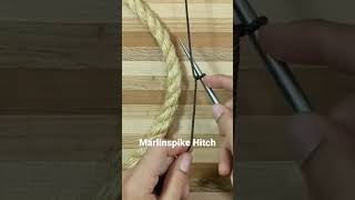 Learn the Marlinspike Hitch In 15 Seconds [upl. by Edith]