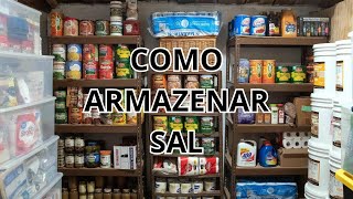 COMO ARMAZENAR SAL [upl. by Yehus]