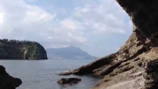 From within the Cave  Il Postino Beach Procida Italy [upl. by Hgeilyak]