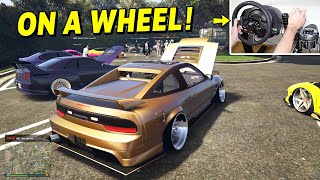 Drifting in GTA 5 on a Steering Wheel [upl. by Nemaj]