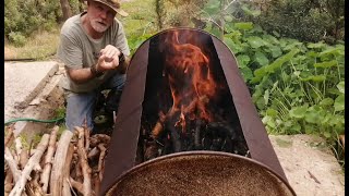 The simplest biochar production method known [upl. by Brass]