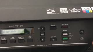 CARA SETUP WIFI DAN PENGGUNAAN FONE KE PRINTER BROTHER DCPT510W [upl. by Renault]