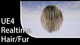 UE4 Realtime HairFur  TUTORIAL  3ds max to Unreal Engine 4 [upl. by Anile]