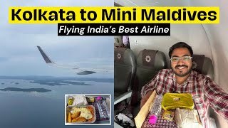 KOLKATA to ANDAMAN in VISTARA A320  The Mini Maldives of India  The BEST Airline [upl. by Malvie]