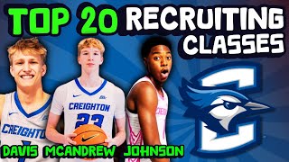 Meet The Recruits  Creighton  Top 20 College Basketball Recruiting Class Rankings [upl. by Owen]