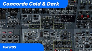 PSS Concorde cold amp dark start tutorial [upl. by Spanos]