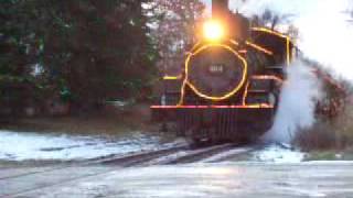 Huckleberry Railroad 464 Crossing one [upl. by Atima]