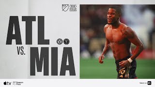 Atlanta United vs Inter Miami  Audi 2024 MLS Cup Playoffs  Full Match Highlights [upl. by Cohbath]