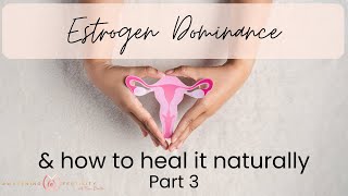 Estrogen Dominance and how to heal it naturally Part 3 [upl. by Trueman993]