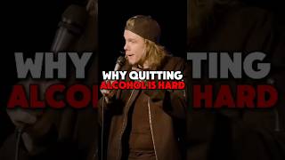 Quitting alchl Easier said than done 🙂‍↔️800pgm andrewrivers standup comedy fyp [upl. by Sugirdor]