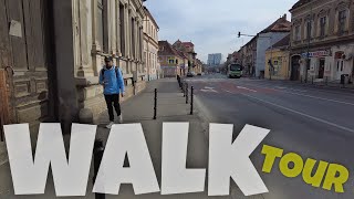 Walking through Brasov Romania  4K 60 fps  Wandering Around the Streets [upl. by Ariay883]