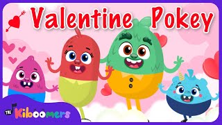 Valentine Hokey Pokey Song  The Kiboomers Valentines Day Songs for Preschoolers [upl. by Huntlee]