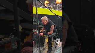 JAMES HETFIELD REACTION TO ONEs FIREWORKS SHOW LIVE 2024 METALLICA shorts [upl. by Lehpar]