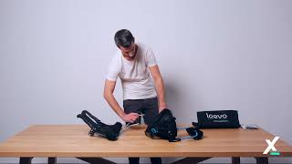 Laevo FLEX exoskeleton  unboxing amp installation [upl. by Alletsyrc]