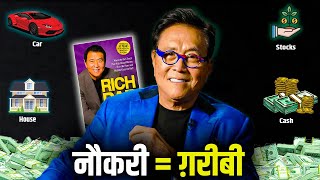 RICH DAD POOR DAD By Robert Kiyosaki in हिंदी  Book Summary in Hindi  Bright Business Mind [upl. by Huggins]