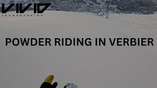 POWDER RIDING IN VERBIER [upl. by Atikal748]