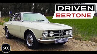 ALFA ROMEO GTV 1750 Bertone Coupé 1968  Test drive in top gear  Engine sound  SCC TV [upl. by Boaten]