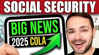 BIG NEWS for Social Security COLA Forecast Just INCREASED for 2025… [upl. by Ditzel]