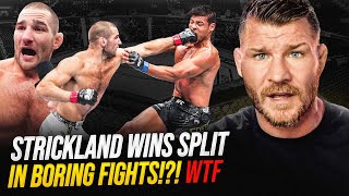 BISPING reacts Sean Strickland WINS SPLIT DECISION v Paulo Costa  CONTROVERSIAL SCORECARD UFC 302 [upl. by Adnilg]