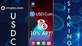 Staking USDC Stablecoin On Cryptocom App For High Yields Complete Guide 2023 [upl. by Feil588]