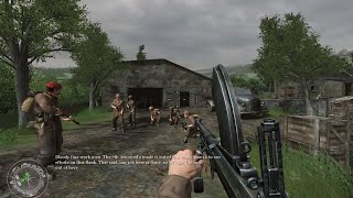 Call Of Duty 2 The Brigade Box  Battle For Caen In Amaye Sur Seulles France  Full Hd 60 Fps [upl. by Valley450]