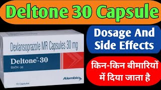 Deltone 30 Capsule Uses  Dexlansoprazole mr Capsules 30 mg  किनकिन बीमारियों को ठीक करता है [upl. by Vil]