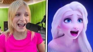 7 YouTubers Behind The Voices Ninja Kidz TV Payton Delu Frozen [upl. by Cornelle]