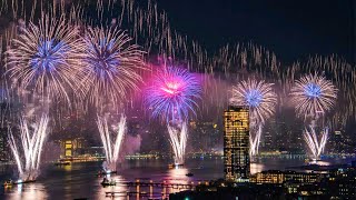 New York City Macys 4th of July Fireworks 2024 on Hudson River 4K HDR  Biggest Fireworks in USA [upl. by Sad]