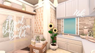 Bloxburg Floral Bathroom Idea 🍍PineappleBuilds🍍 [upl. by Lewiss]