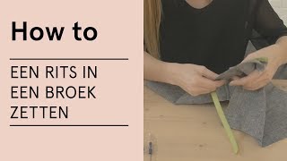 Tutorial  Een rits in een broek zetten  VERITAS [upl. by Madelle562]