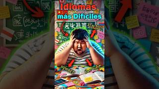 📚🧠Los IDIOMAS Más Difíciles de Aprender del Mundo🌍🈵curiosidades noticias idiomas [upl. by Lemaj253]