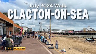 Exploring ClactononSea A July 2024 Walk [upl. by Dayle734]