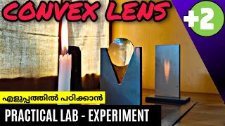 Convex Lens  Image Formation  Practical Experiment  Plus Two Physics  Malayalam [upl. by Nester]