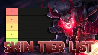 TIER LIST DAS SKINS DO THRESH MUITA CORRENTE [upl. by Adelheid]