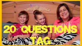 20 QUESTIONS TAG WITH MY KIDS [upl. by Enyrhtac]