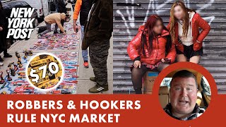 NYC block turned into illicit openair market for migrant crooks prostitution ‘It’s relentless’ [upl. by Janeczka]