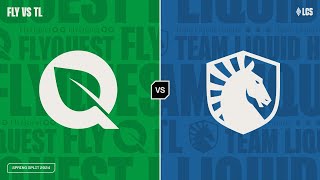 FLY v TL  Week 2 Day 1  LCS Spring Split  FlyQuest v Team Liquid 2024 [upl. by Iddo663]